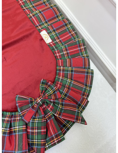 TRIS CENTRI IN VELLUTO ROSSO E VOLA’...