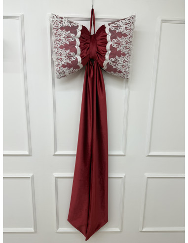 FIOCCO PER ALBERO IN VELLUTO ROSSO...