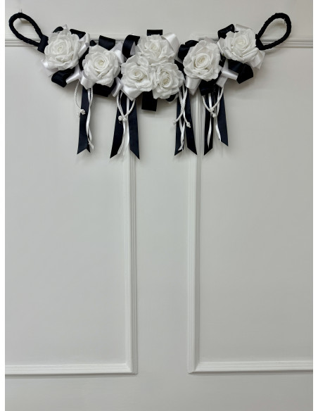 SOPRACAPPA ROSE BIANCO E NERO