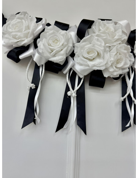 SOPRACAPPA ROSE BIANCO E NERO