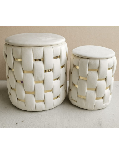 SET COPPIA POUF CONTENITORE - MODELLO...