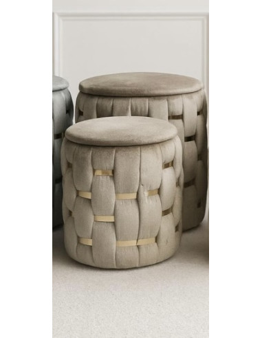 SET COPPIA POUF CONTENITORE - MODELLO...