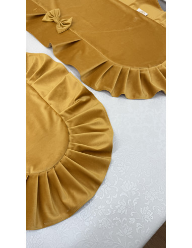 TRIS CENTRI IN VELLUTO ORO VOLA’ E...