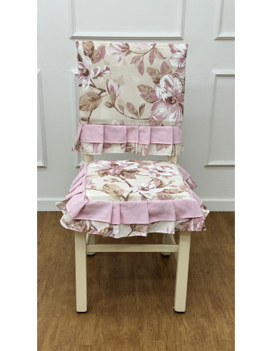 COPRI SEDIA PETALI DI ROSA - SET 6 PEZZI
