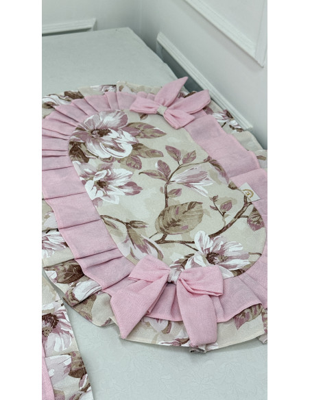 TRIS CENTRI PETALI DI ROSA