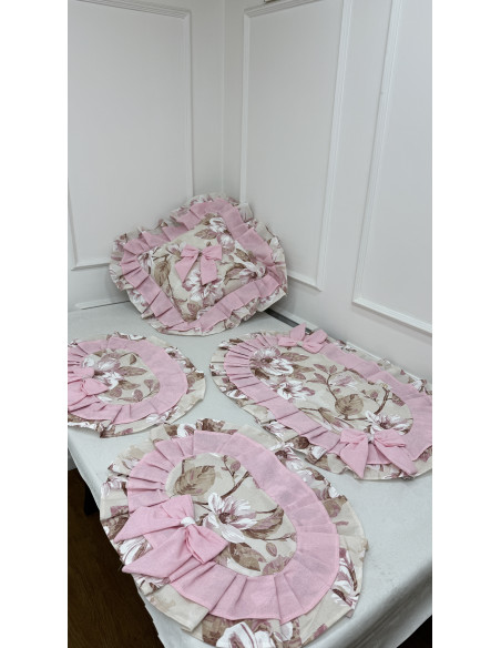 TRIS CENTRI PETALI DI ROSA