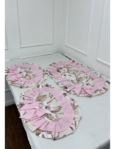 TRIS CENTRI PETALI DI ROSA