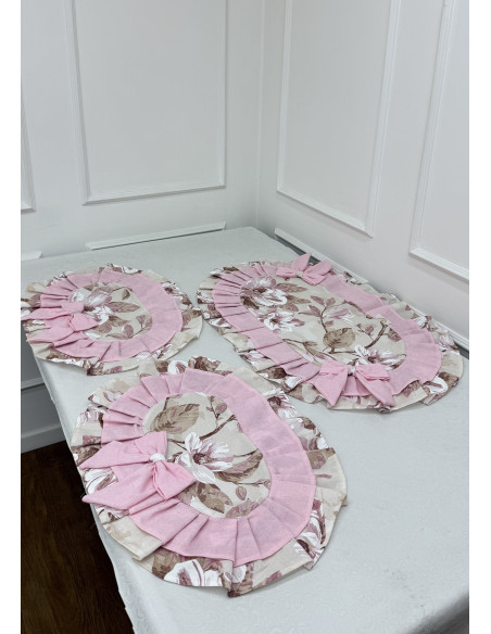 TRIS CENTRI PETALI DI ROSA