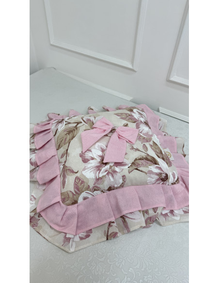 CUSCINO PETALI DI ROSA