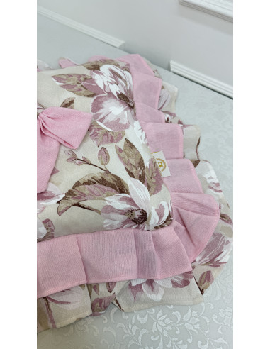 CUSCINO PETALI DI ROSA