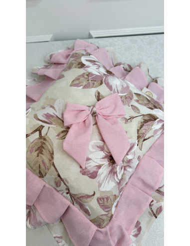 CUSCINO PETALI DI ROSA