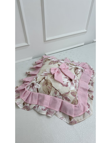 CUSCINO PETALI DI ROSA