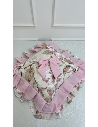 CUSCINO PETALI DI ROSA