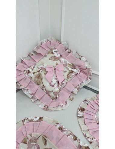 CUSCINO PETALI DI ROSA