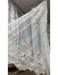 TENDA IN TULLE RICAMATO...