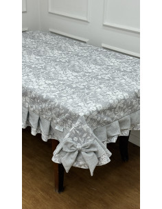 TOVAGLIA FIORE DI PERLA GRIGIO