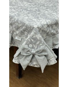 TOVAGLIA FIORE DI PERLA GRIGIO 2