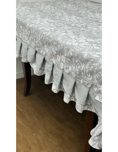 TOVAGLIA FIORE DI PERLA GRIGIO