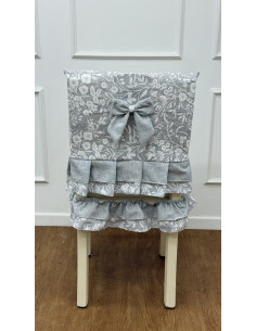 COPRI SEDIA FIORE DI PERLA...