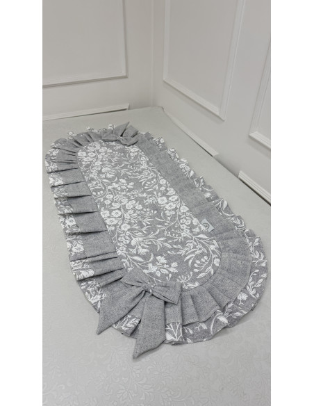 RUNNER FIORE DI PERLA GRIGIO