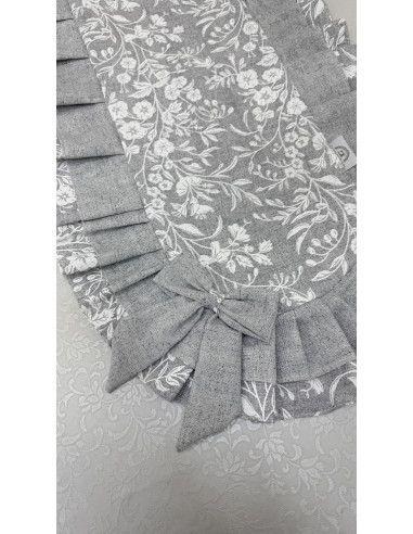 RUNNER FIORE DI PERLA GRIGIO