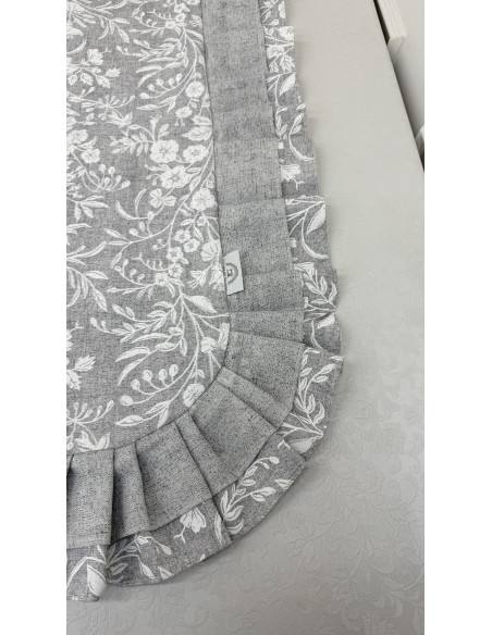 RUNNER FIORE DI PERLA GRIGIO