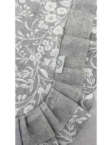 RUNNER FIORE DI PERLA GRIGIO