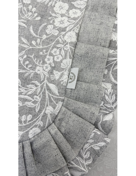 RUNNER FIORE DI PERLA GRIGIO