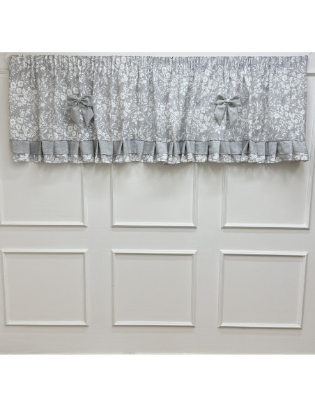 MANTOVANA FIORE DI PERLA GRIGIO