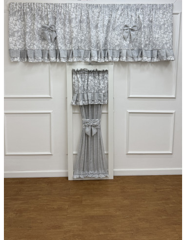 MANTOVANA FIORE DI PERLA GRIGIO