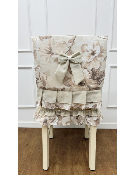 COPRI SEDIA DOLCE MAGNOLIA - SET 4 PEZZI