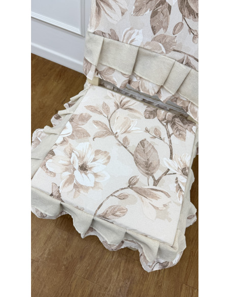 COPRI SEDIA DOLCE MAGNOLIA - SET 6 PEZZI
