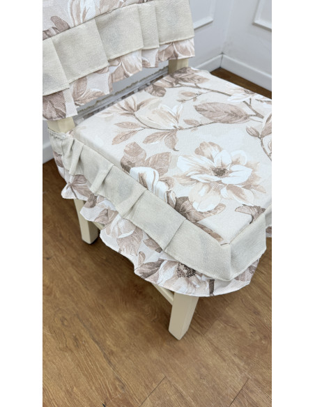 COPRI SEDIA DOLCE MAGNOLIA - SET 6 PEZZI
