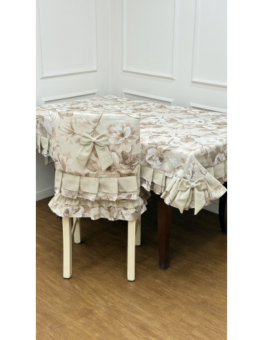 COPRI SEDIA DOLCE MAGNOLIA - SET 6 PEZZI