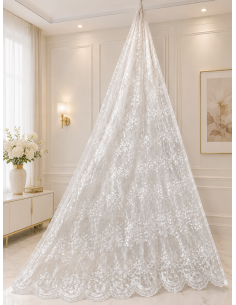 TENDA IN TULLE IRIS BIANCA