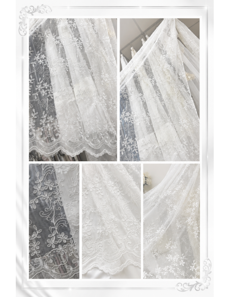 TENDA IN TULLE IRIS BIANCA