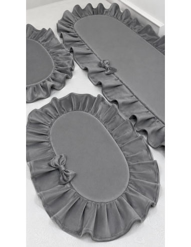 TRIS CENTRI ROYAL GRIGIO