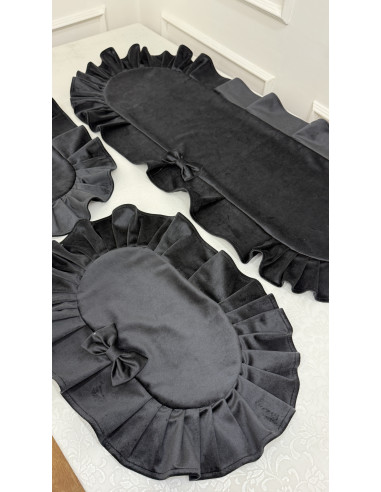 TRIS CENTRI ROYAL NERO