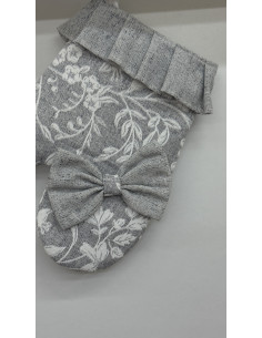 GUANTONE FIORE DI PERLA GRIGIO 2
