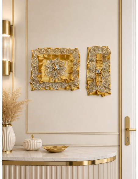 COPRI CITOFONO E COPRI CONTATORE SWAROVSKI ORO