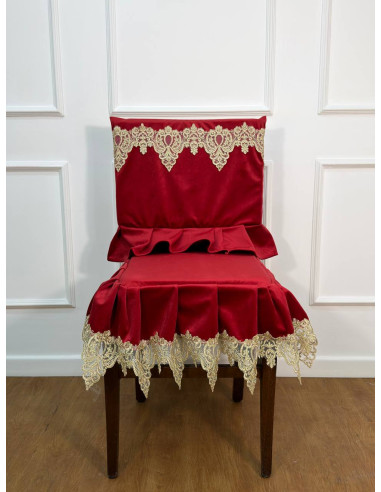 COPRI SEDIA COMPLETO ROYAL CHRISTMAS
