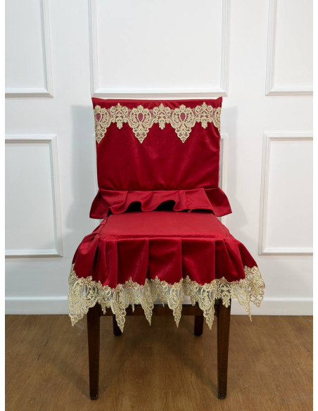 COPRI SEDIA COMPLETO ROYAL CHRISTMAS