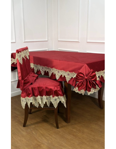COPRI SEDIA COMPLETO ROYAL CHRISTMAS