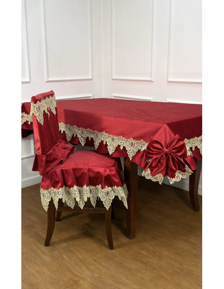 COPRI SEDIA COMPLETO ROYAL CHRISTMAS