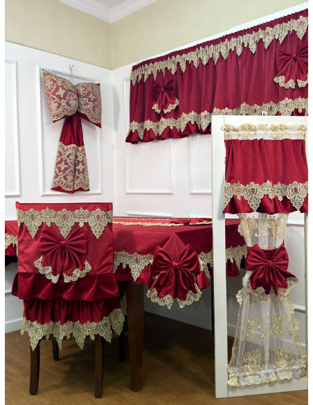 COPRI SEDIA COMPLETO ROYAL CHRISTMAS