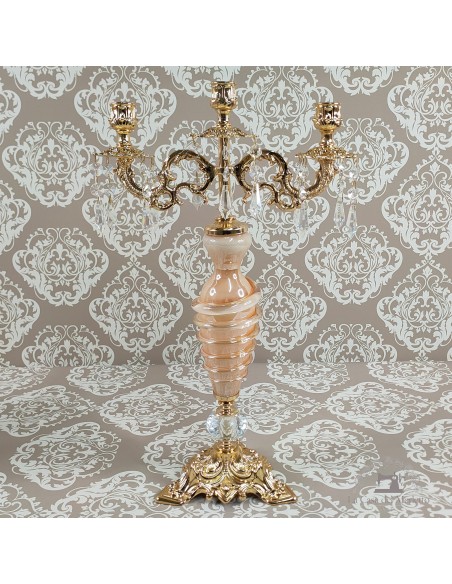 TRIS OROLOGIO E CANDELABRI