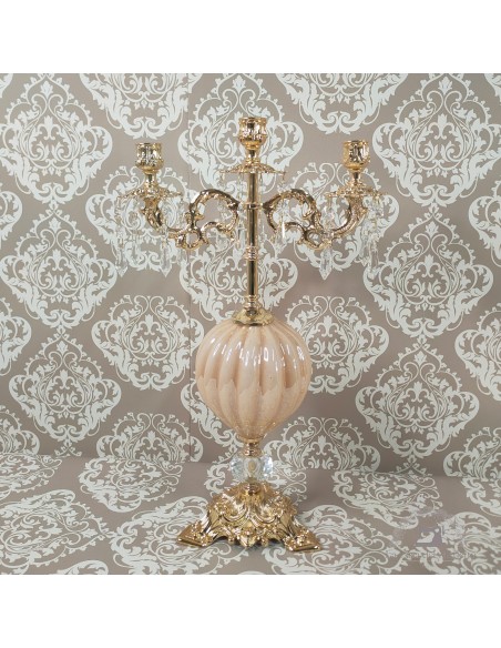 TRIS OROLOGIO E CANDELABRI