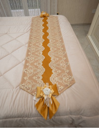 SCALDAPIEDI VELLUTO ORO