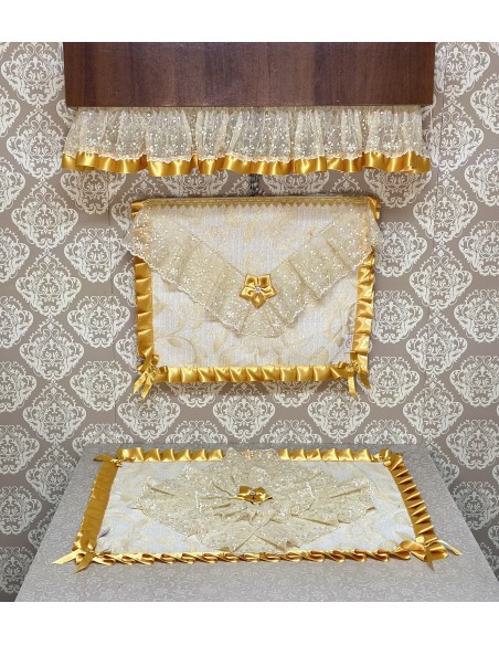 COPRI FORNELLO ELEGANZA DORATA