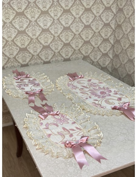 SET DI TRIS DI CENTRI + CUSCINO